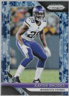 Xavier Rhodes [Camo Prizm] #77