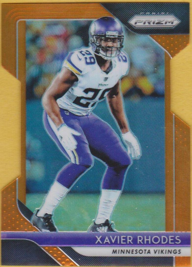 Xavier Rhodes [Orange Prizm] #77