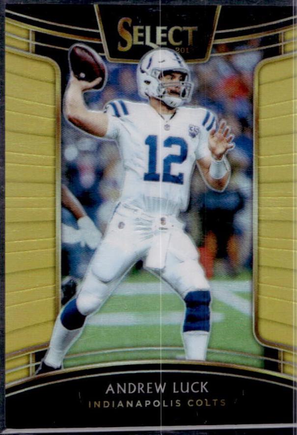 Andrew Luck [Gold Prizm] #4