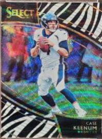Case Keenum [Zebra Prizm] #291