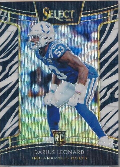 Darius Leonard [Zebra Prizm] #5