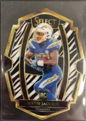Justin Jackson [Zebra Prizm Die-Cut] #157