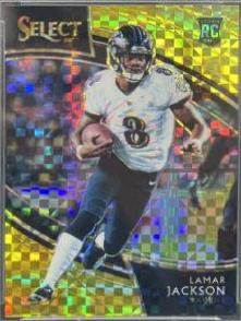 Lamar Jackson [Gold Prizm] #205
