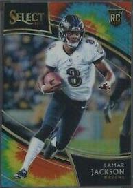 Lamar Jackson [Tie-Dye Prizm] #205