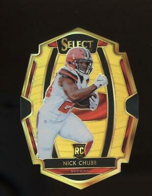Nick Chubb [Gold Prizm Die-Cut] #152