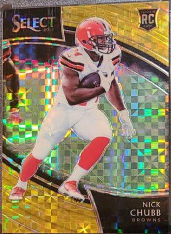 Nick Chubb [Gold Prizm] #297