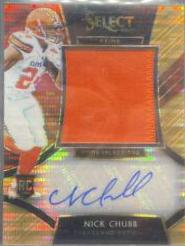 Nick Chubb [Neon Orange Pulsar Prizm] #297