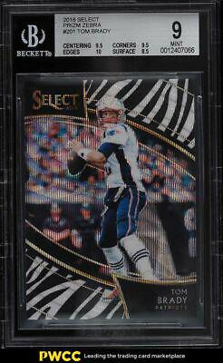 Tom Brady [Zebra Prizm] #201