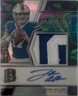 Josh Allen [Patch Autograph Neon Marble] #204