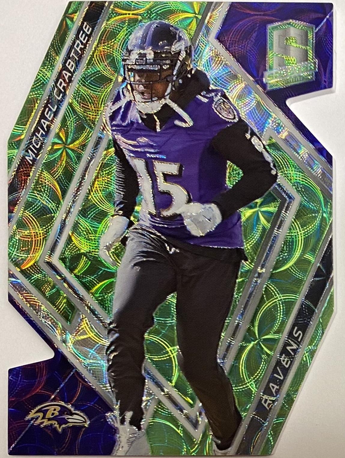 Michael Crabtree [Neon Green Die-Cut] #91