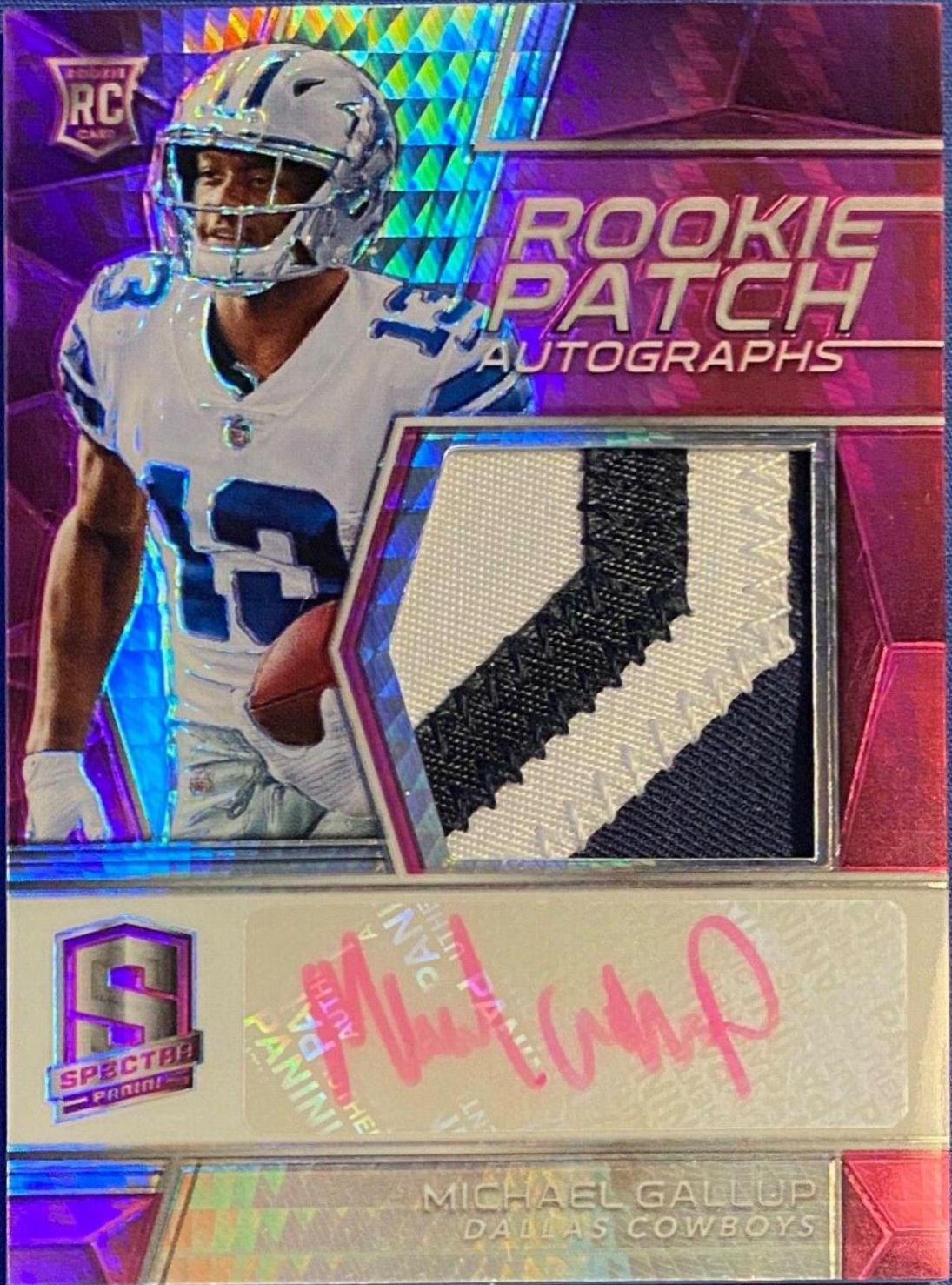 Michael Gallup [Patch Autograph Neon Pink] #231