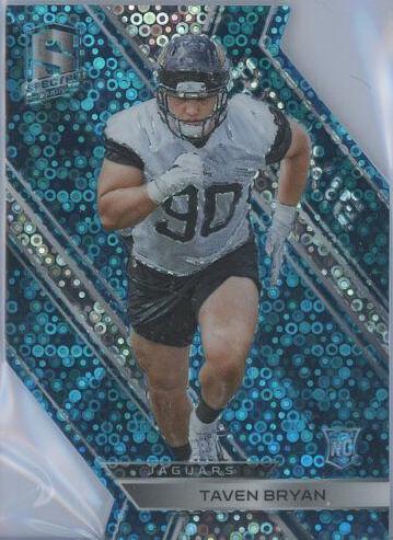 Taven Bryan [Neon Blue Die Cut] #157
