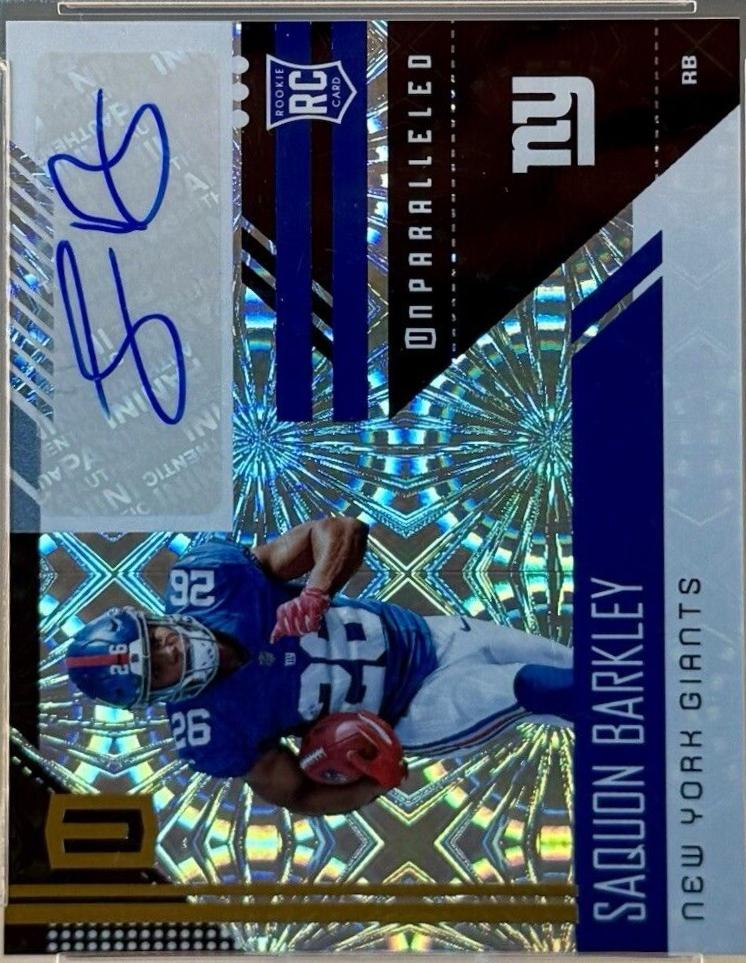 Saquon Barkley [Signature Fireworks] #213
