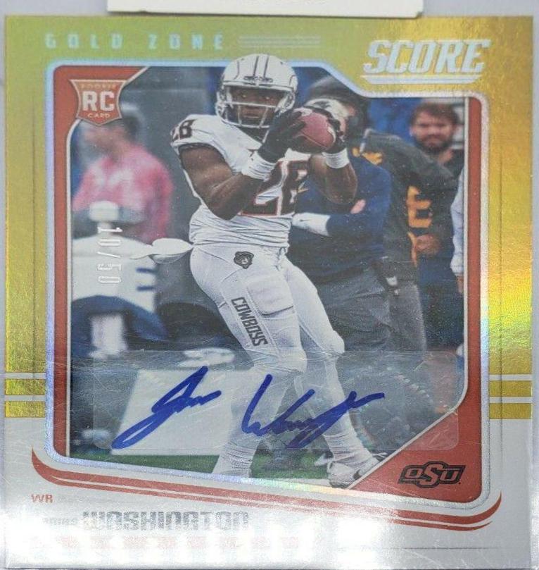 James Washington [Autograph Gold Zone] #383