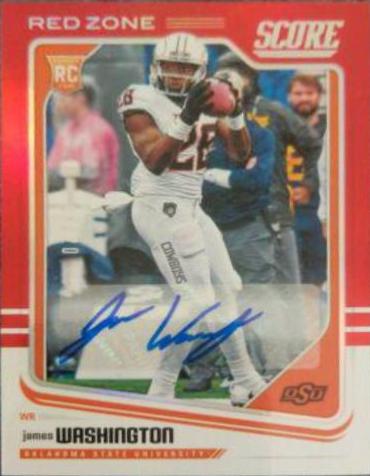 James Washington [Autograph Red Zone] #383