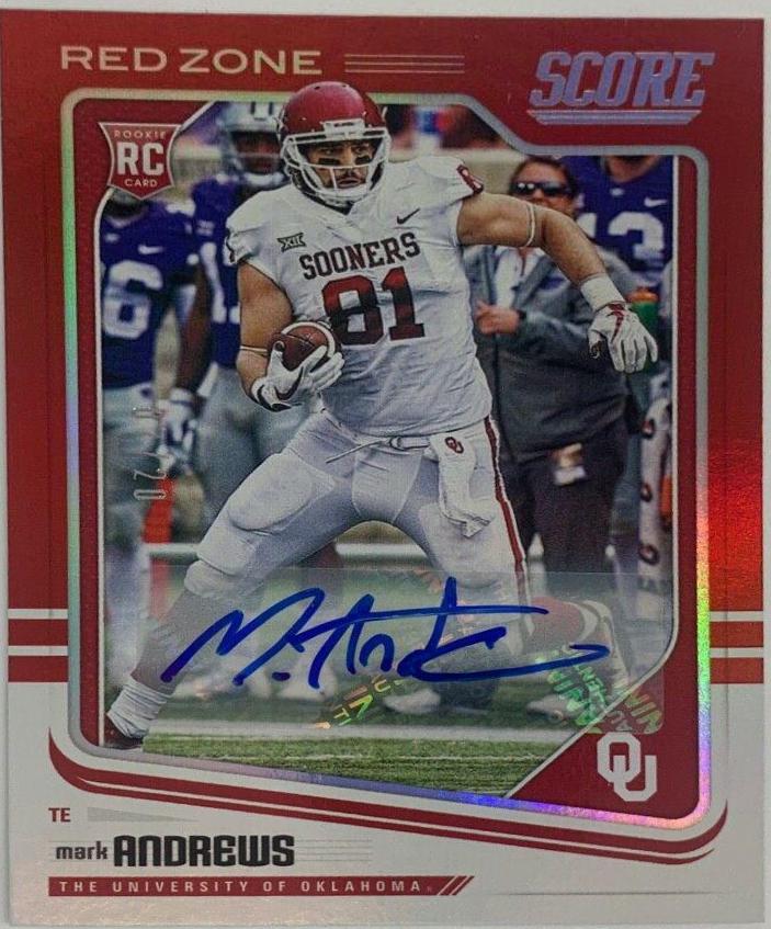 Mark Andrews [Autograph Red Zone] #378