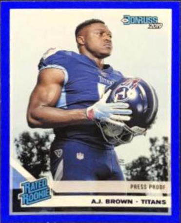 A.J. Brown [Blue Press Proof] #314