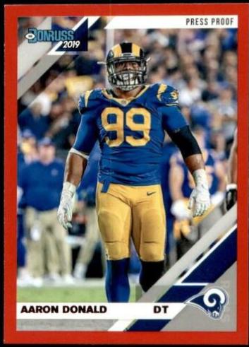 Aaron Donald [Red Press Proof] #140
