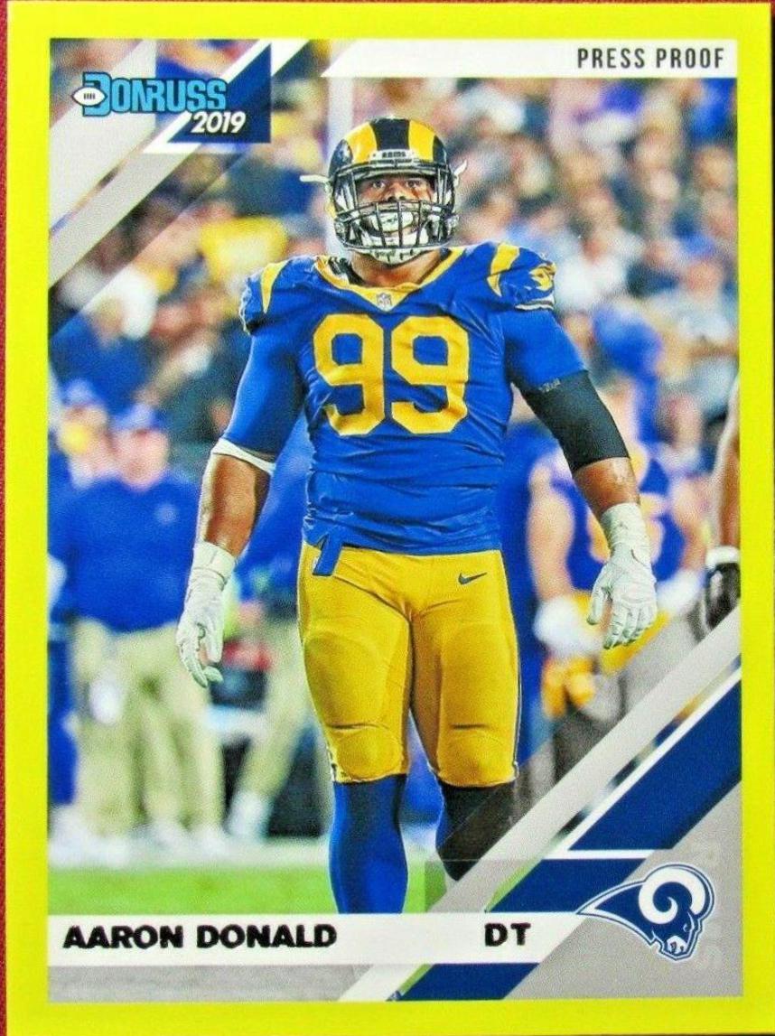 Aaron Donald [Yellow Press Proof] #140