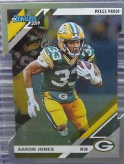 Aaron Jones [Silver Die Cut Press Proof] #100