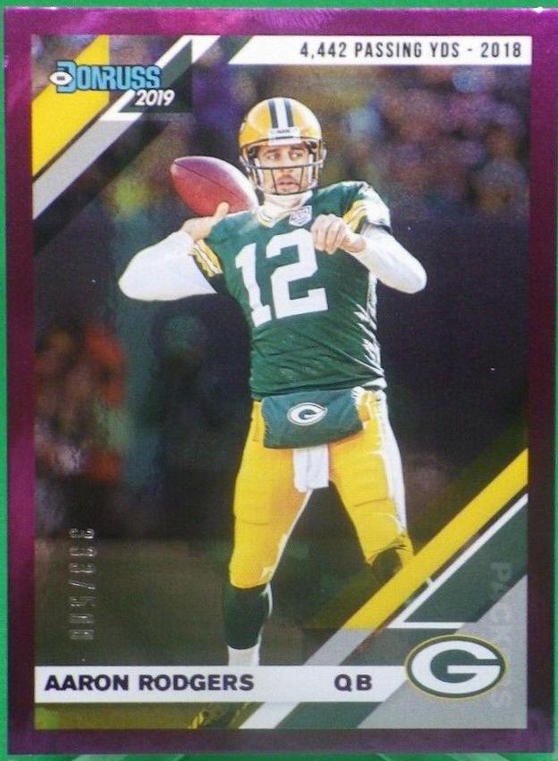 Aaron Rodgers [Season Stat Line] #98