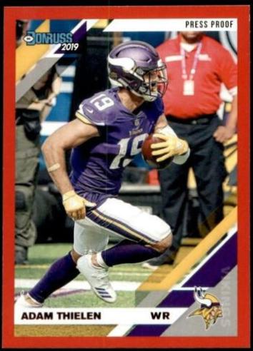 Adam Thielen [Red Press Proof] #156