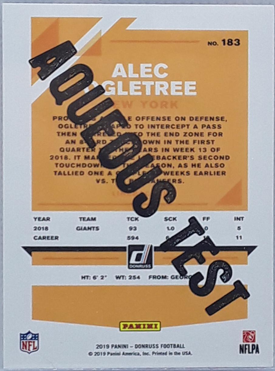 Alec Ogletree [Aqueous Test] #183