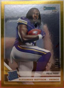 Alexander Mattison [Gold Press Proof] #331