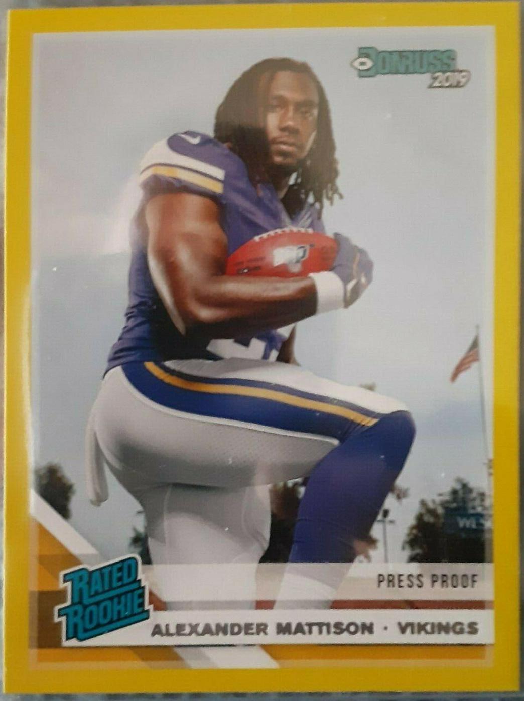 Alexander Mattison [Yellow Press Proof] #331