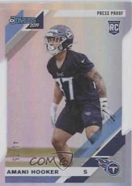 Amani Hooker [Silver Die Cut Press Proof] #290