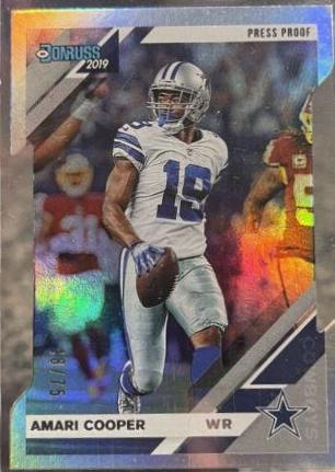 Amari Cooper [Silver Die Cut Press Proof] #77