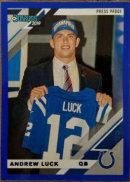 Andrew Luck [Blue Press Proof] #114