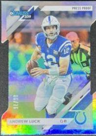 Andrew Luck [Silver Die Cut Press Proof] #114