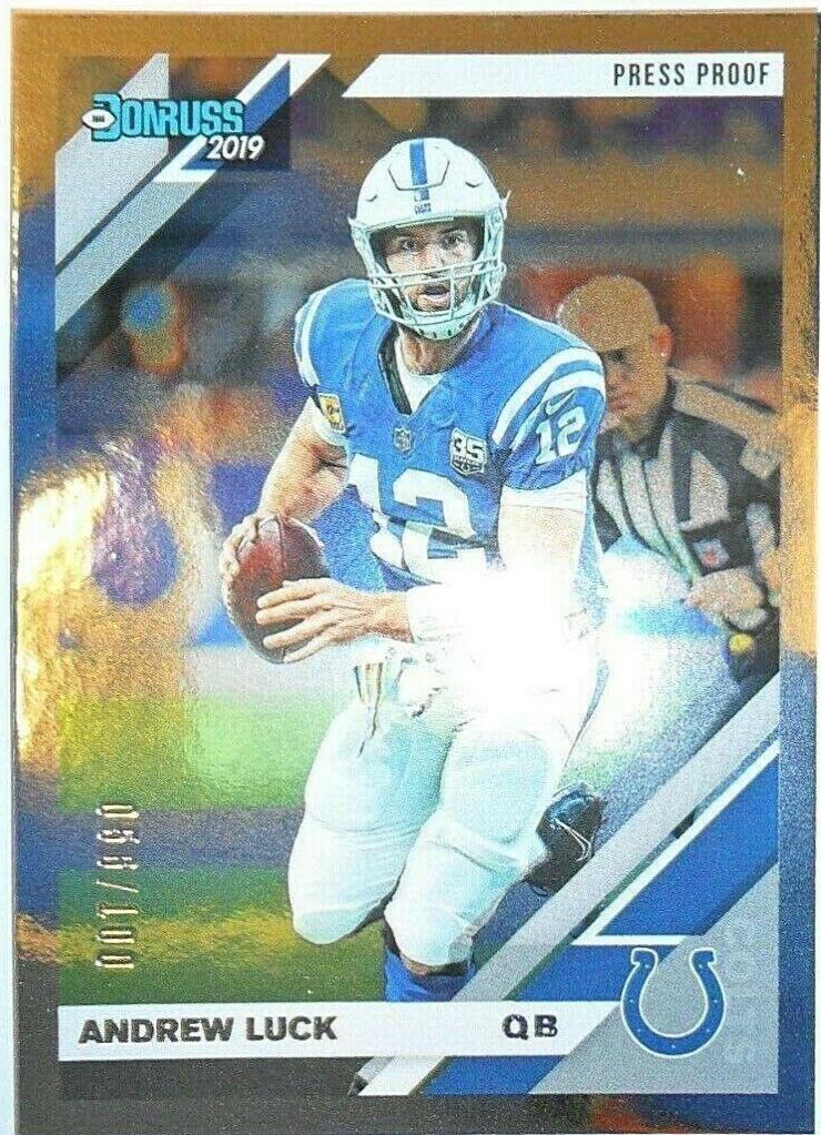 Andrew Luck [Silver Press Proof] #114