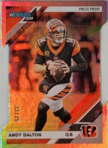 Andy Dalton [Silver Die Cut Press Proof] #57