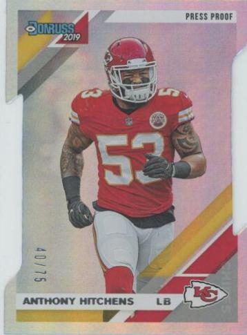 Anthony Hitchens [Silver Die Cut Press Proof] #5