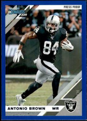Antonio Brown [Blue Press Proof] #212
