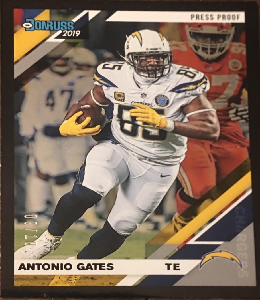 Antonio Gates [Black Press Proof] #136