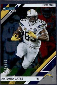 Antonio Gates [Silver Press Proof] #136