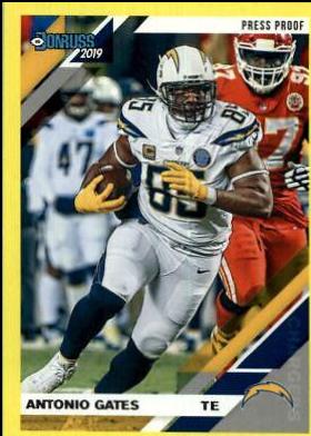 Antonio Gates [Yellow Press Proof] #136
