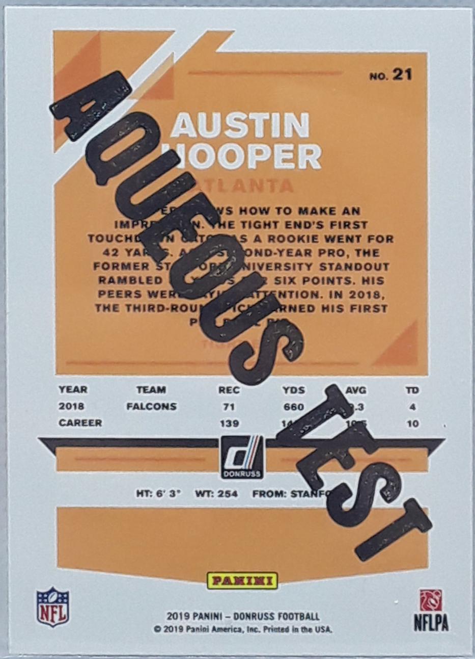 Austin Hooper [Aqueous Test] #21