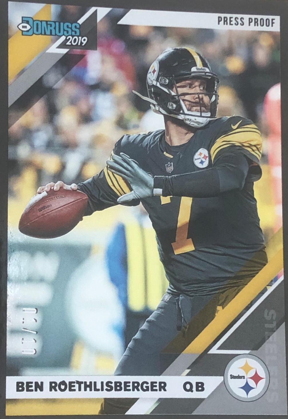 Ben Roethlisberger [Black Press Proof] #210