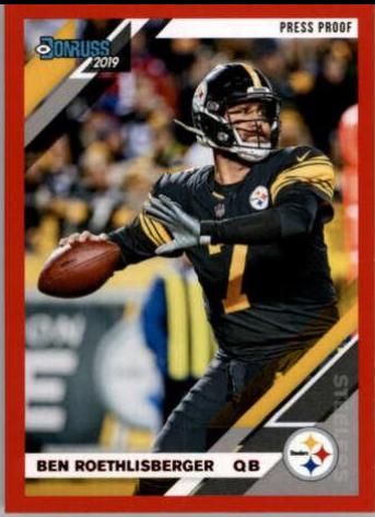 Ben Roethlisberger [Red Press Proof] #210