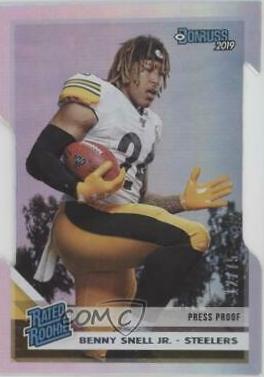 Benny Snell Jr. [Silver Die Cut Press Proof] #335