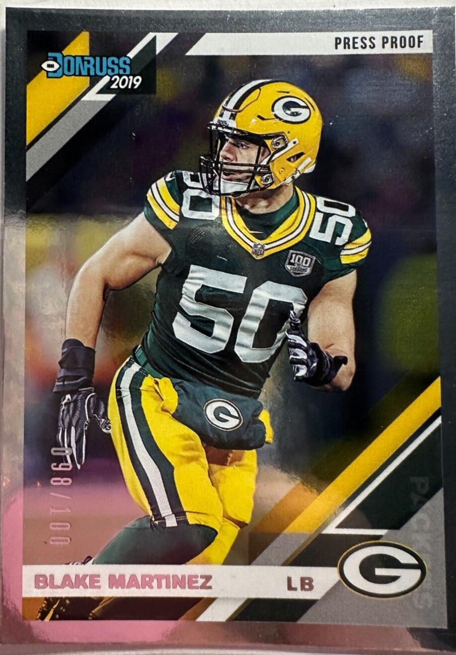 Blake Martinez [Silver Press Proof] #103