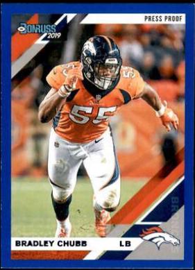 Bradley Chubb [Blue Press Proof] #85