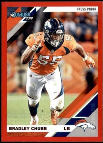 Bradley Chubb [Red Press Proof] #85