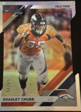 Bradley Chubb [Silver Die Cut Press Proof] #85