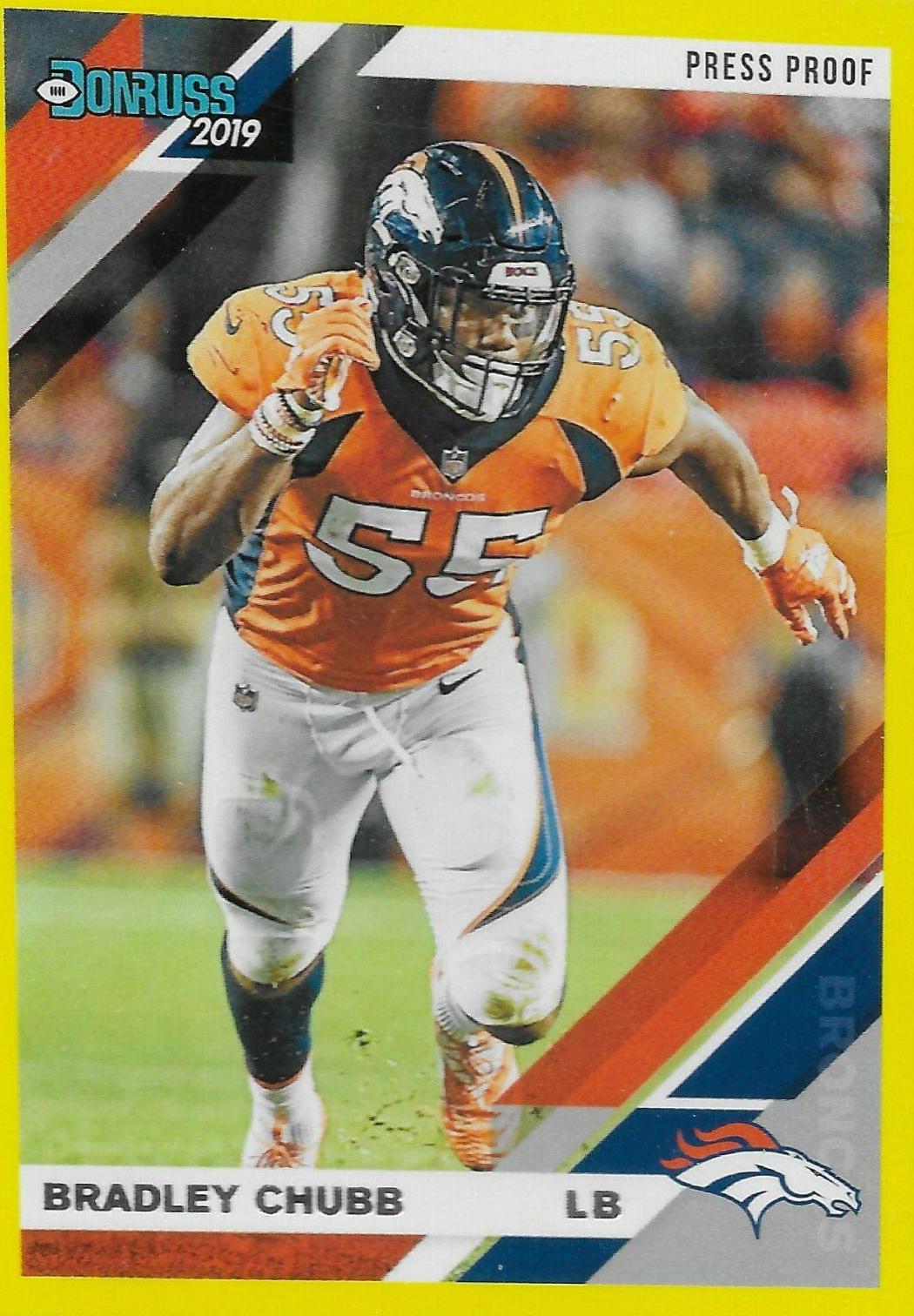 Bradley Chubb [Yellow Press Proof] #85