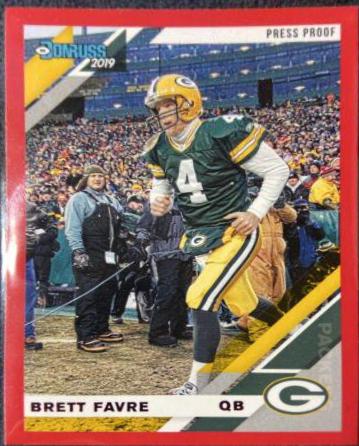 Brett Favre [Red Press Proof] #105